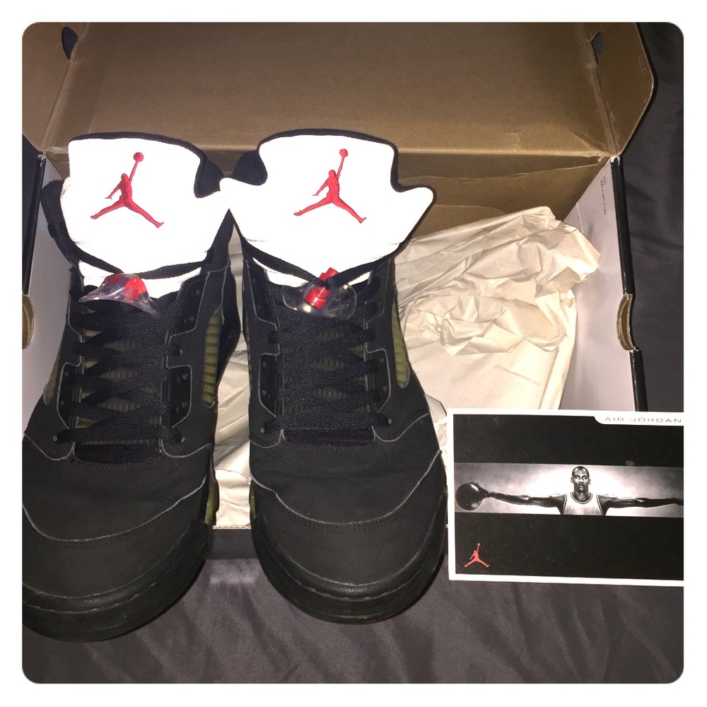 Air Jordan Metallic Retro 5 mens size 14